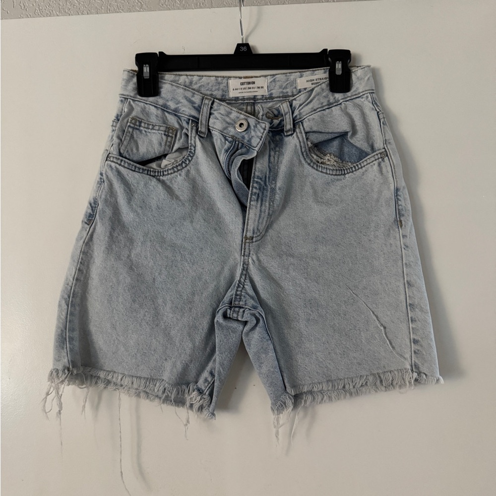 Cotton On Light Blue Jean Shorts